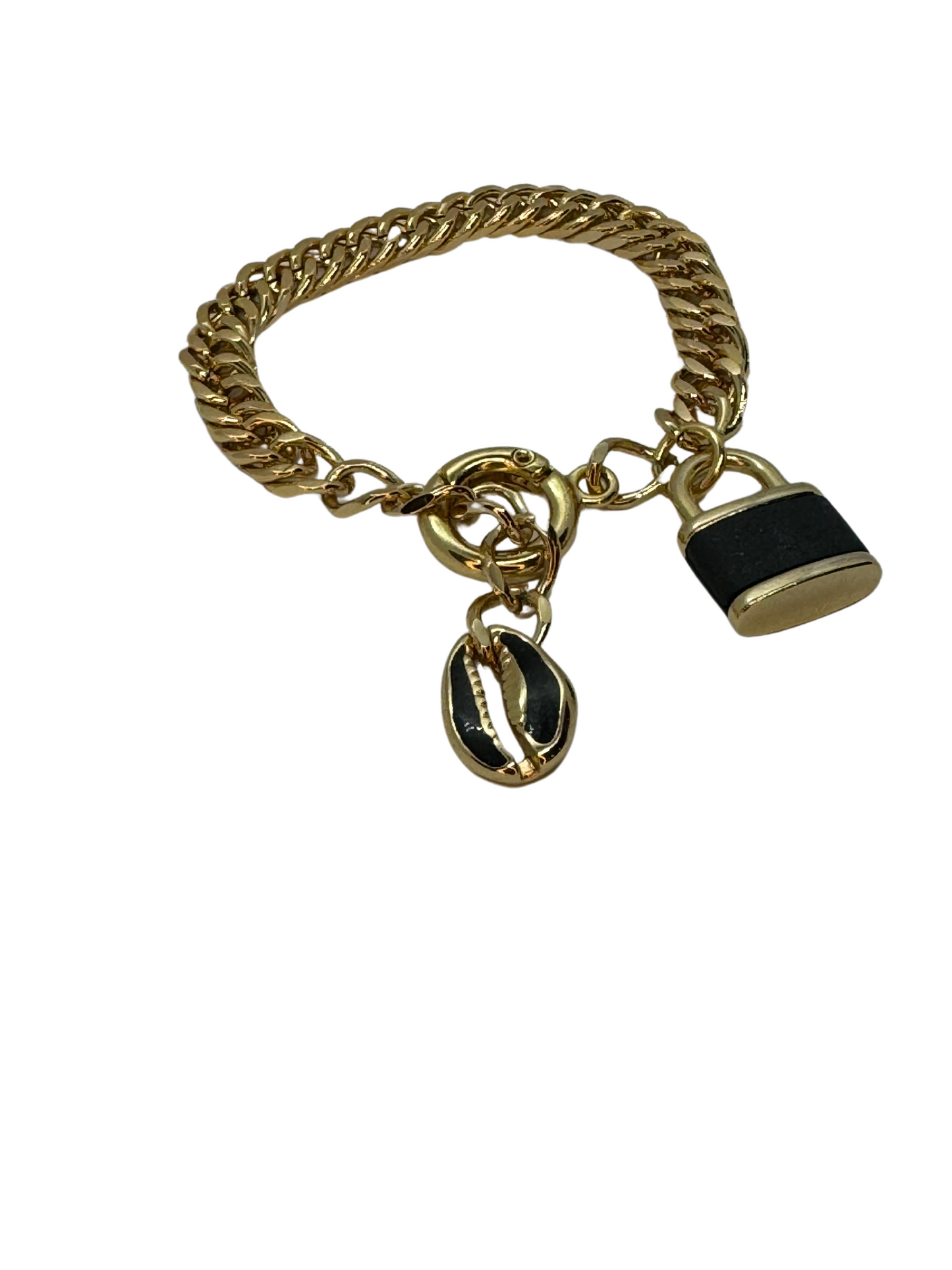 Whelk and Lock Bracelet